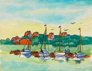 朝 作： Max Pechstein