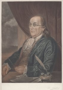 ベンジャミンフランクリン 作： Max Rosenthal after Charles Willson Peale