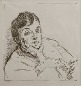 M.Slevogt、Nini Slevogt、アーティストの妻 作： Max Slevogt