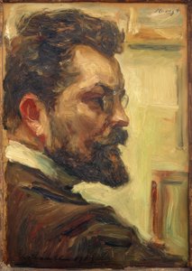 マックス・スレーヴォクト-自画像1903 作： Max Slevogt