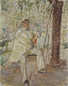 美術史家、教授カール・ヴォル（1867-1917）1911 作： Max Slevogt