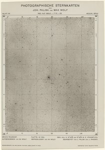 写真星図 (1904 年 7 月 6 日) 作： Max Wolf and Joh. Palisa