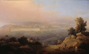 エルサレム、1849 作： Maxim Nikiphorovich Vorobyev