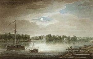 1829年のエラギン橋近くのネフカ川 作： Maxim Nikiphorovich Vorobyev