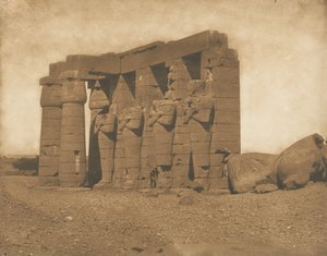 ラメセウムの巨像、1850年。