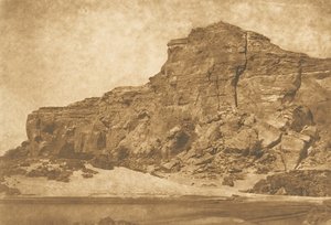 Djebel-Abocir - 2 番目の白内障の左岸、1850 年 3 月 25 日。 作： Maxime Du Camp