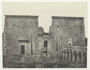 Drômos et Philônes、ヌビアのピロネスにあるイシスの大神殿、184951、1852 年に印刷。