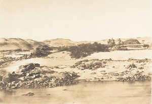 1849-50年、アスワン近郊のファースト・カタラクトの入り口。