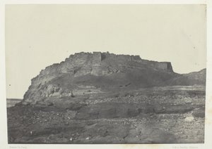 イブリム要塞（アンシャン・プレミス）、ヌービー、アルバム「エジプト、ヌービー、パレスチナ、シリア」（1852年）より、100版。 作： Maxime Du Camp
