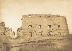 テーベのカルナック宮殿の大塔、1849-50年。