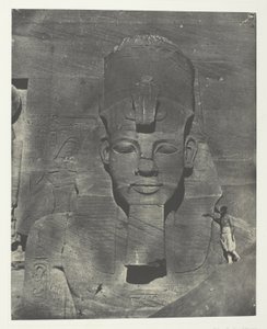 Ibsamboul, Colosse Médial (Enfoui) du Spéos de Phrè Nubie, Palestine et Syrie, plate 106 from album "Egypte, Nubie, Palestine et Syrie" (1852) 作： Maxime Du Camp