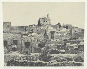 エルサレム、西部地区、パレスチナ、184951年、1852年印刷。 作： Maxime Du Camp