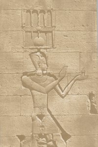 Kalabscheh、寺院の後部正面の彫刻、1849-51。