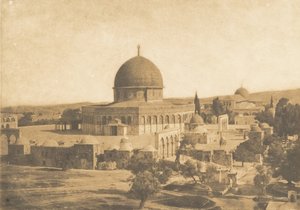 オマールのモスク（エルサレム、1850年8月）。