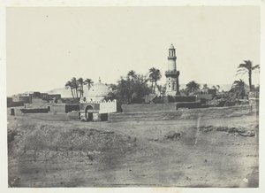上エジプト、エル・アリフのモスクとムラード・ベイの墓、184951年、1852年印刷。