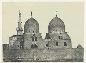 スルタン・カンソウ・エル・グーリのモスクと墓、カイロ、184951年、印刷1852年。 作： Maxime Du Camp