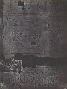 ヌビアです。フィロエのイシスの大神殿。西の壁、1850年。
