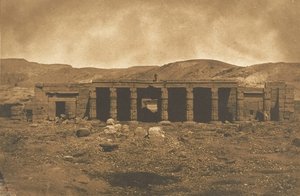 テーベのグルナ・メネプテウンの宮殿、1849-50年。