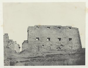 カルナック宮殿、南西部の大塔、テーベ、184951年、1852年印刷。
