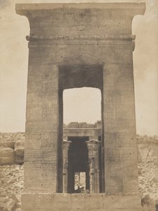 [エジプトの景色」1849-51年 作： Maxime Du Camp