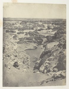 アルバム『エジプト、ヌービー、パレスチナ、シリア』（1852年）より、ヌービー、第2瀑布の眺め（111版