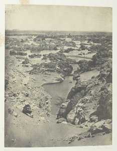 Cavalier View Of The Second Cataract, Nubia, 184951, 1852年印刷。 作： Maxime Du Camp