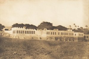 ディヴァンと総督邸の眺め、シャウト、1849-50年。 作： Maxime Du Camp