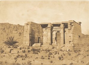 1850年4月9日、タファ・タフィス神殿の眺め。