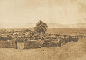 1849-50年、ハーメント村の風景。 作： Maxime Du Camp