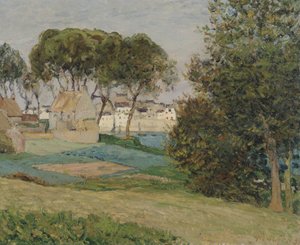 ドゥアルヌネ、10月の風景 作： Maxime Emile Louis Maufra