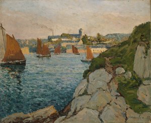 サンシャインのドゥアルネス、1897年 作： Maxime Emile Louis Maufra