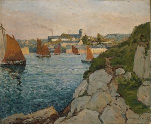 サンシャインのドゥアルネネス、1897 作： Maxime Emile Louis Maufra