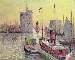 ラ・ロシェルの港 作： Maxime Emile Louis Maufra
