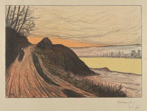 ガウからの道 La Route de Gaud, 1893.