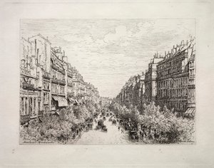 大通りモンマルトル、1884。
