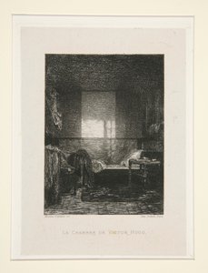 ヴィクトル・ユーゴーの寝室、pl。 スイートから 11 ヴィクトル・ユーゴー (Victor Hugo) で。 作： Maxime Lalanne