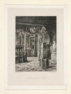 オークギャラリー、pl。 スイートから 6 ヴィクトル・ユーゴー (Victor Hugo) で。 作： Maxime Lalanne