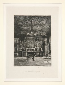Le salon rouge (赤い部屋), pl. スイート シェ ヴィクトル ユーゴー (Victor Hugo) から 5 作： Maxime Lalanne