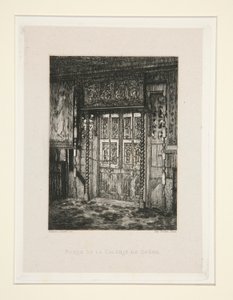 Porte de la galerie de ch?ne (オークギャラリーのドア), pl. スイート シェ ヴィクトル ユーゴー (Victor Hugo) から 8 作： Maxime Lalanne