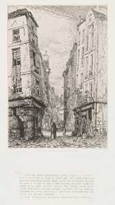 Rue des Marmousets Old Paris、1862。 作： Maxime Lalanne