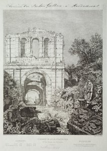 1866〜1868年、ボルドーのガリエン宮殿の遺跡。 作： Maxime Lalanne
