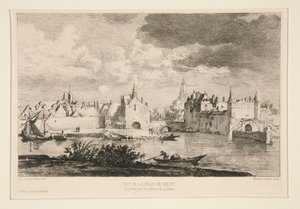 Vue de la ville de Delft (デルフト市の眺め) 作： Maxime Lalanne