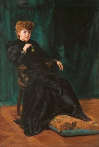 ミニー・マダーン・フィスク、1893年。 作： Maximilien Colin