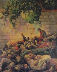 「ムールデフェデレス」でのコミュナードの執行 作： Maximilien Luce