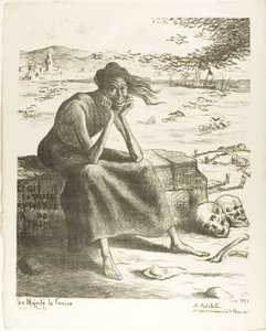 シチリア女王陛下の飢饉 作： Maximilien Luce