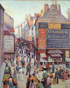 ムフタール通り、1889～90年頃（キャンバスに油彩） 作： Maximilien Luce