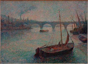 ロンドンの港 作： Maximilien Luce