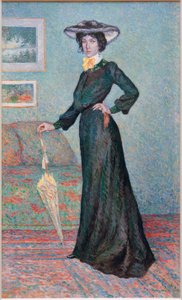 マダム・クストリエ 作： Maximilien Luce