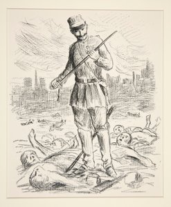 無題の政治的テーマの版画 9 点 作： Maximilien Luce