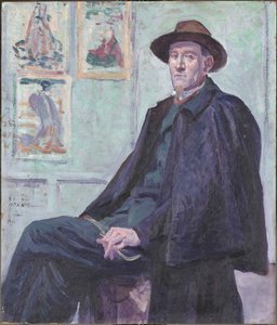 フェリックスフェネオンの肖像、1901年。 作： Maximilien Luce